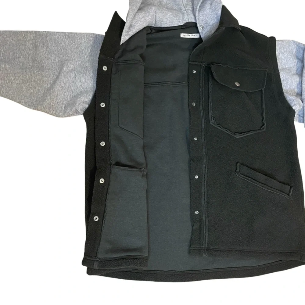 Free People Treeline Cardi Work Fleece Shirt Jacket Size Medium
